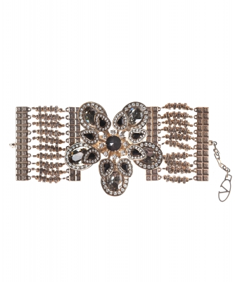 Valentino Black & White Swarovski Crystal Bracelet - Valentino