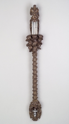 French Louis XVI Mercury Barometer In The Shape Of A Palmtree
