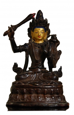 Oda 36 Chinees-Tibetaanse verguld bronzen figuur van een godheid