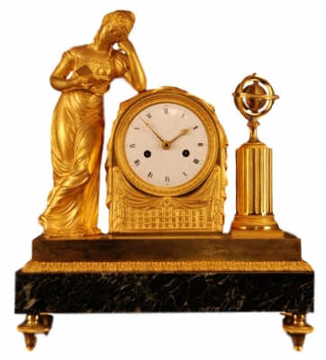 M40 French mantle clock 'La Liseuse'