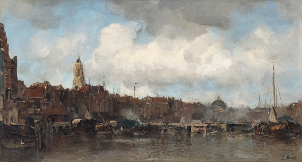View of Amsterdam with Koepelkerk - Jacob Maris