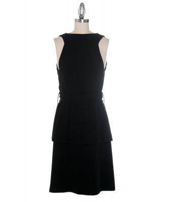 Fendi Black Belted Dress - Fendi