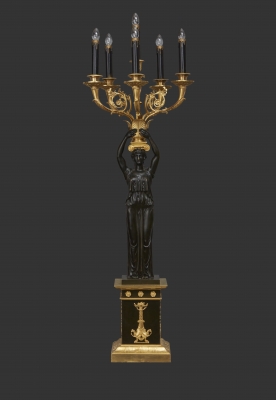 Single Empire lamp stand (candle stick)