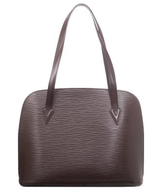 Louis Vuitton Moka Epi Leather Lussac Tote Bag - Louis Vuitton