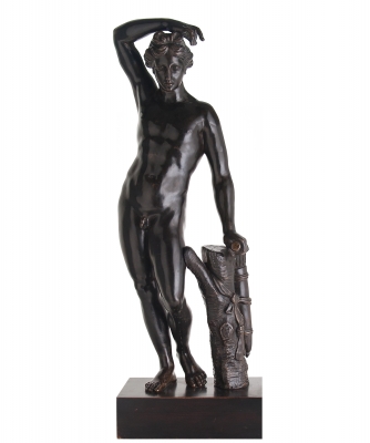 Early XVIIIth Century Bronze of a Standing Apolino