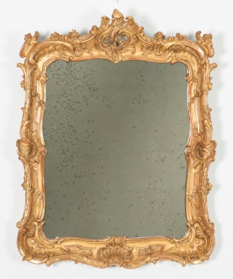 Louis XV Rechthoekige Spiegel