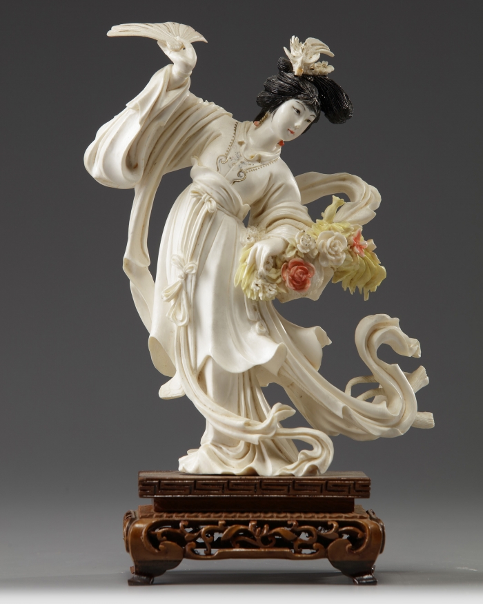 Five Chinese ivory carvings | OAA