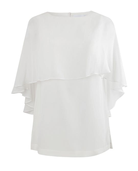 Anne Fontaine Palyra White Silk Blouse - Anne Fontaine | La Doyenne