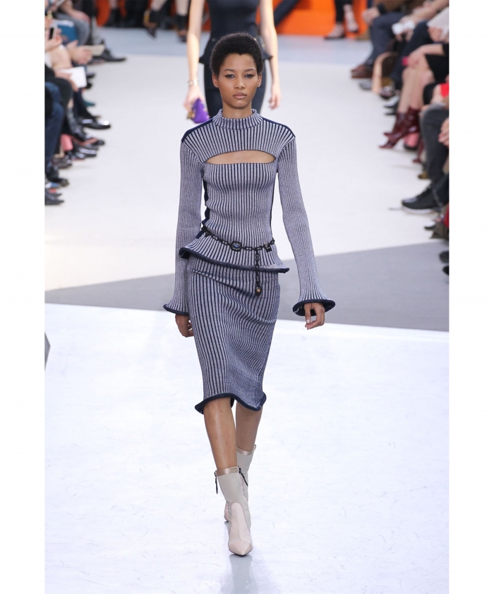 The Look For Less: Louis Vuitton Feathered Skirt