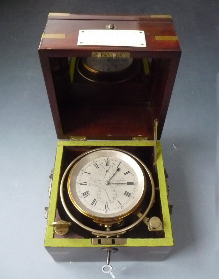 Eight-day marine chronometer signed Parkinson & Frodsham