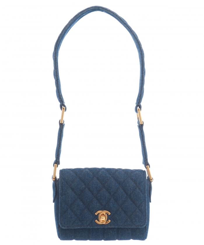 Chanel Denim Quilted Mini Flap Bag - Chanel | La Doyenne