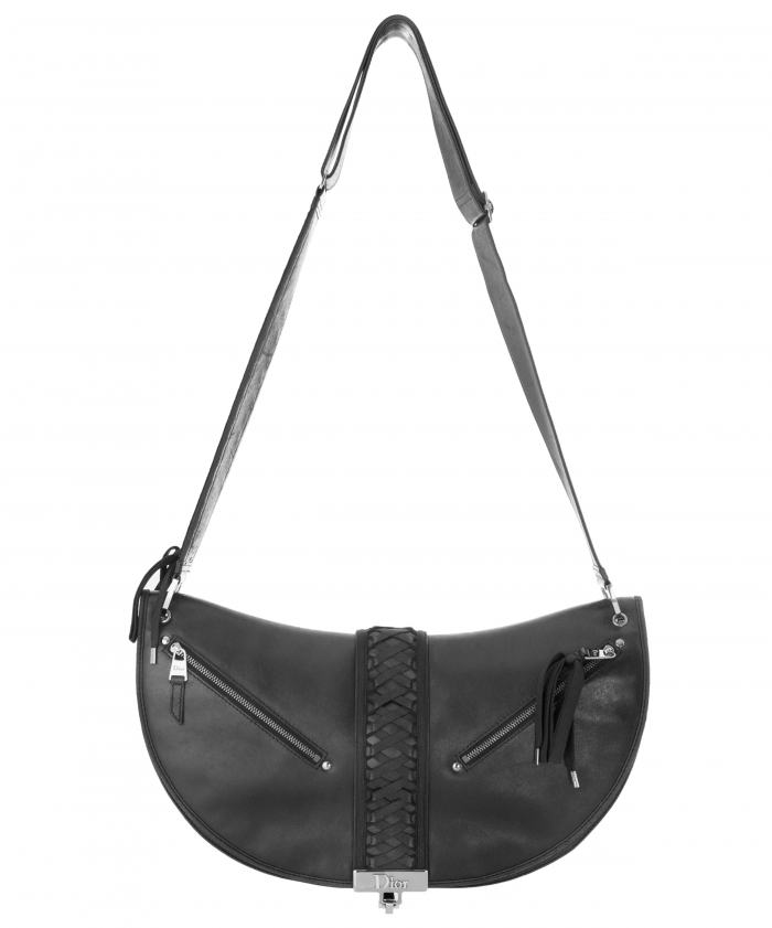 Christian Dior ‘Admit It’ Black Leather Hobo Shoulder Bag - Christian ...