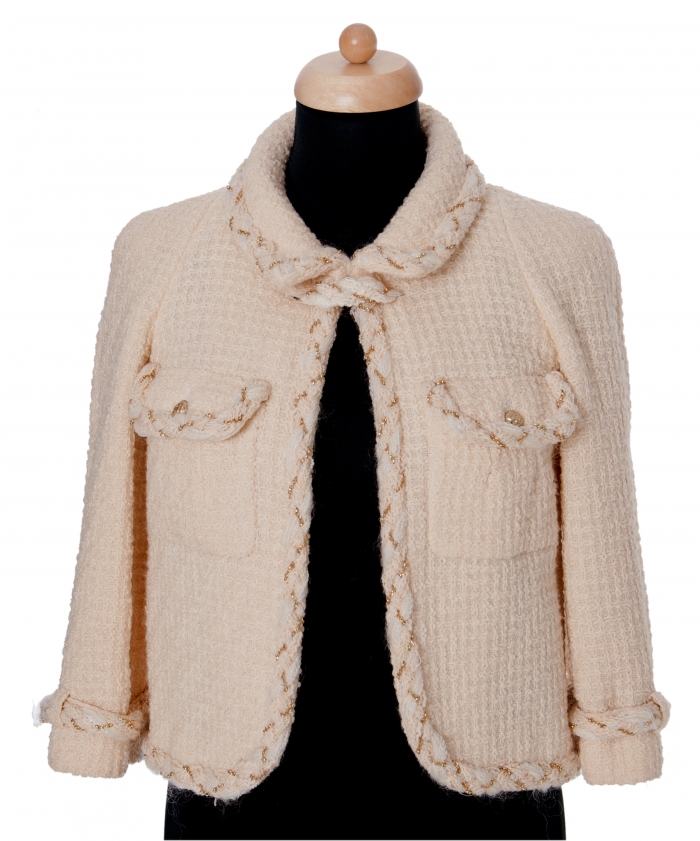 Chanel Classic Ivory Tweed Blazer 07A - Chanel | La Doyenne