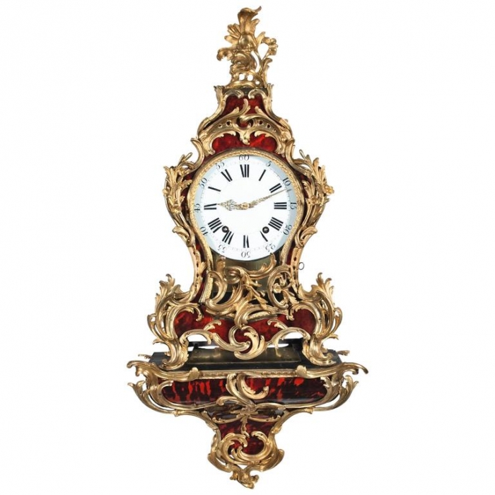 A Very Important Swiss Louis Xv Tortoiseshell Clock By Jaquet Droz