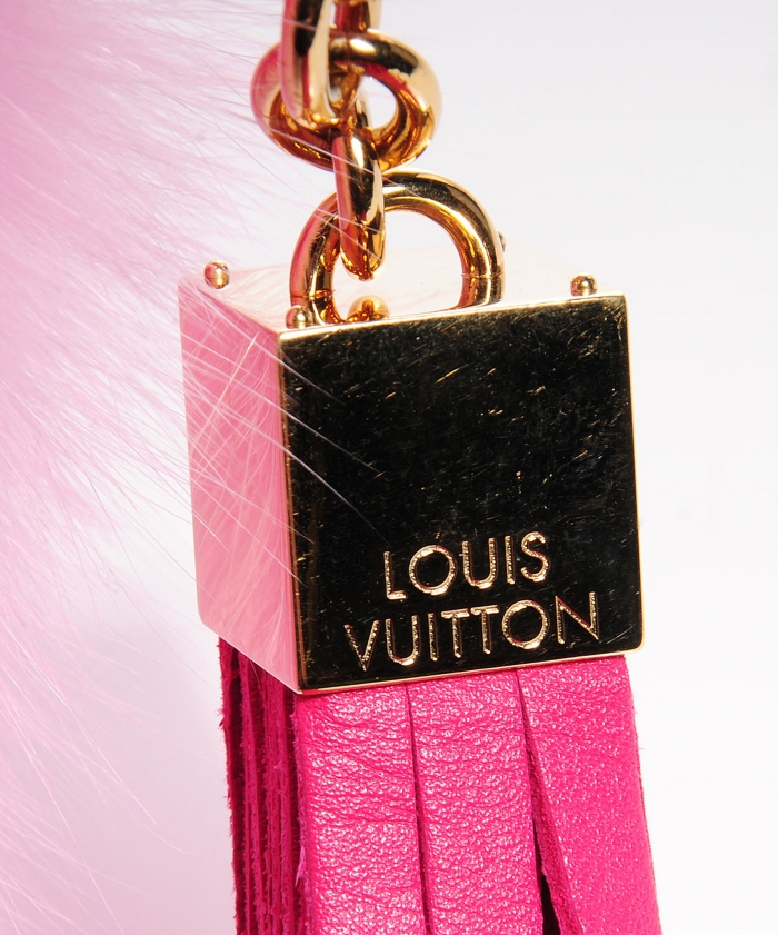 Louis Vuitton Rabbit Bag Charm Epi Leather and Fur Pink 1653832