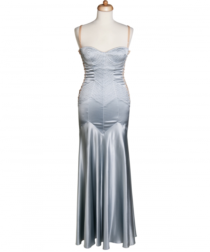 DOLCE & GABBANA Open-back shirred printed cotton-poplin maxi dress |  NET-A-PORTER