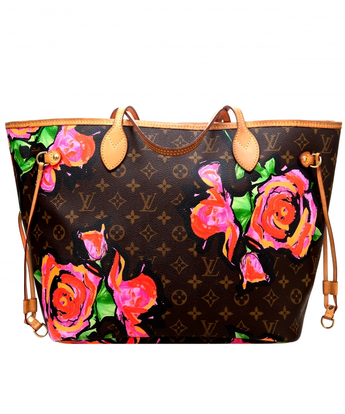 Louis Vuitton Monogram Canvas Limited Edition Stephen Sprouse Roses  Neverfull MM