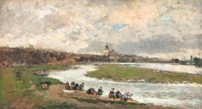 アルベール・ルブール、「LES LAVEUSES A PONT-DU-CHATE The Charles