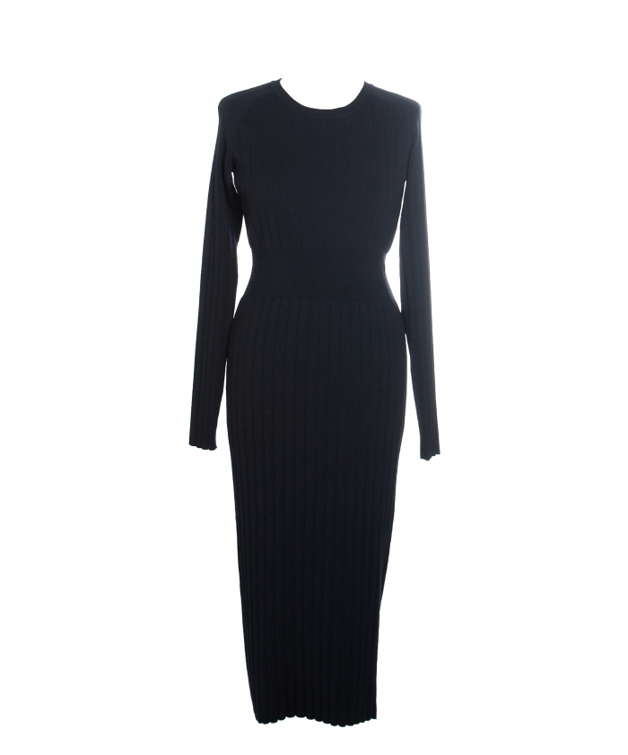Chanel Black Wool Knit Sweater Dress - Chanel | ArtListings