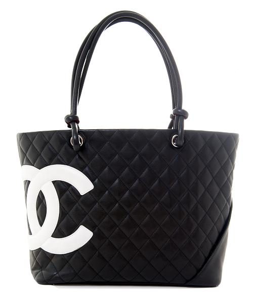 Chanel Black Leather Ligne Cambon Tote Bag - Chanel | La Doyenne