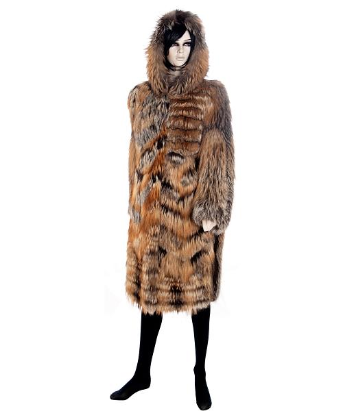 chloe fox fur coat