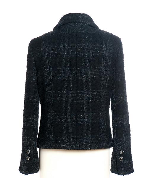 Chanel Black Tweed Boucle Jacket - Chanel | La Doyenne