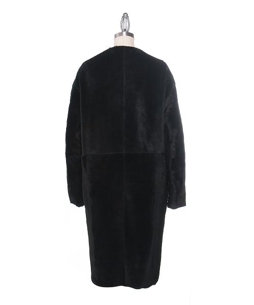 Lanvin Black Lamb Fur Coat - Lanvin | La Doyenne